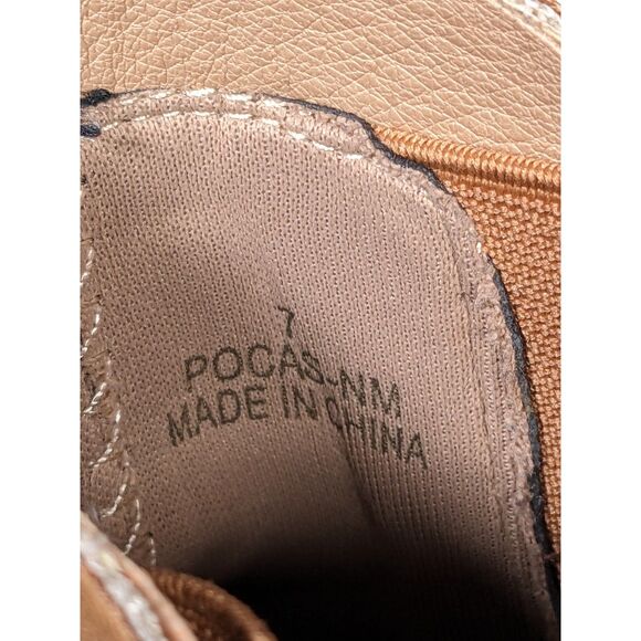 Nicole Miller Women's Pocas Wedge Lug Platform Chelsea Boot Size 7 - Picture 7 of 9